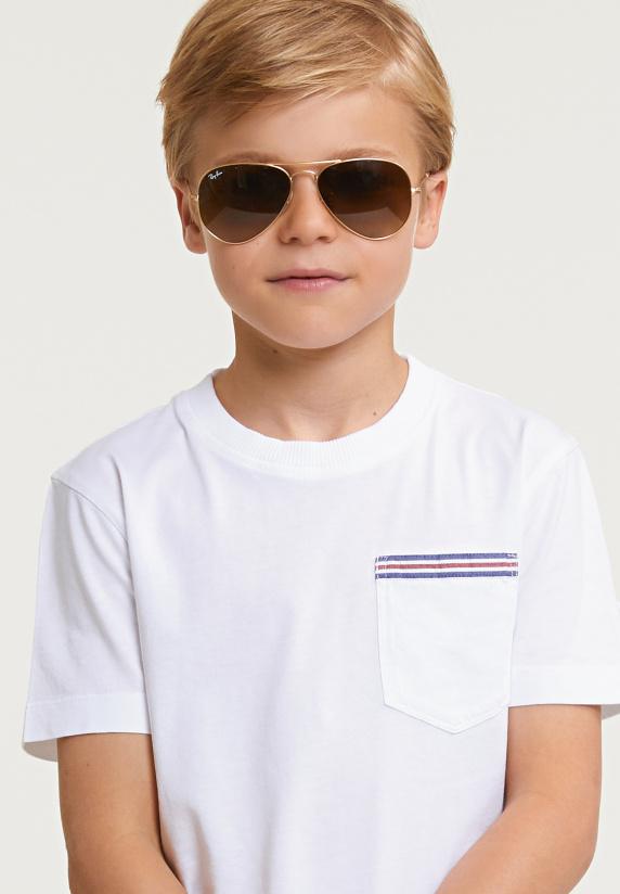 River Woods Loose Fit Fancy T-shirt Borstzak Wit