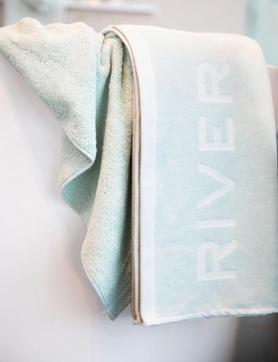 River Woods Maxi Badlaken In Blauw