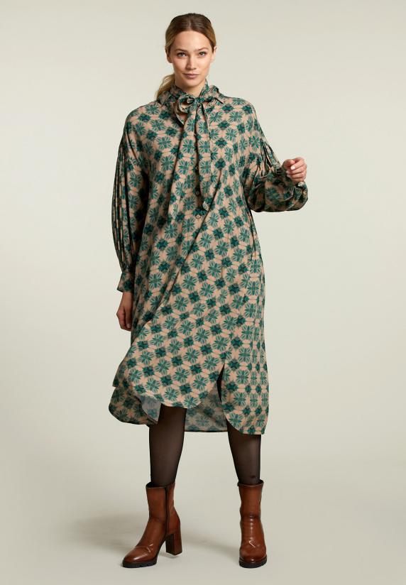 river woods Multi fantasiejurk pofmouwen