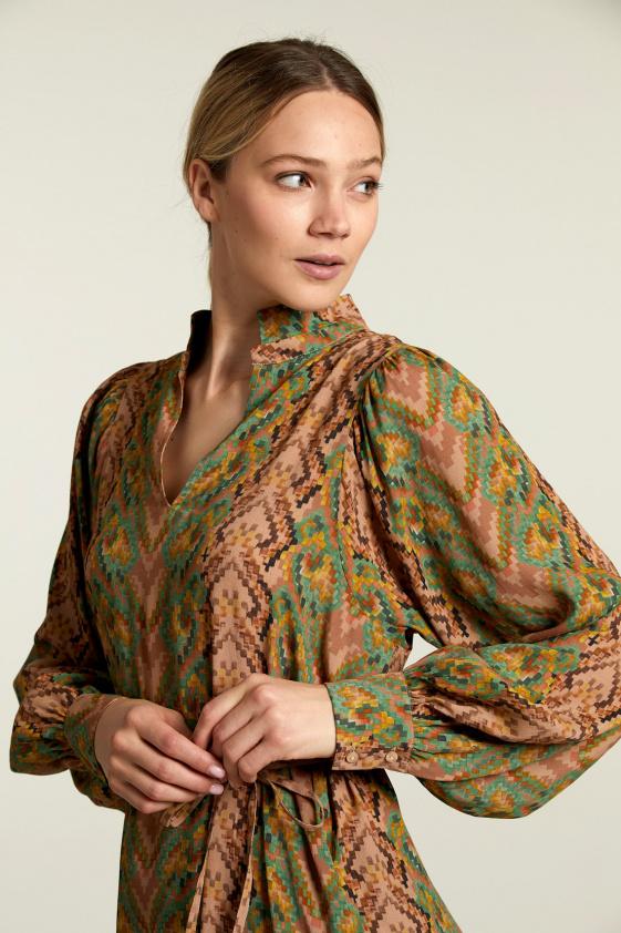 River Woods Multi Fantasiejurk V-hals