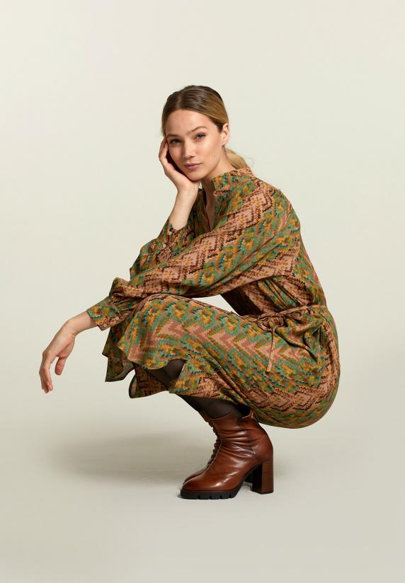 river woods Multi fantasiejurk V-hals