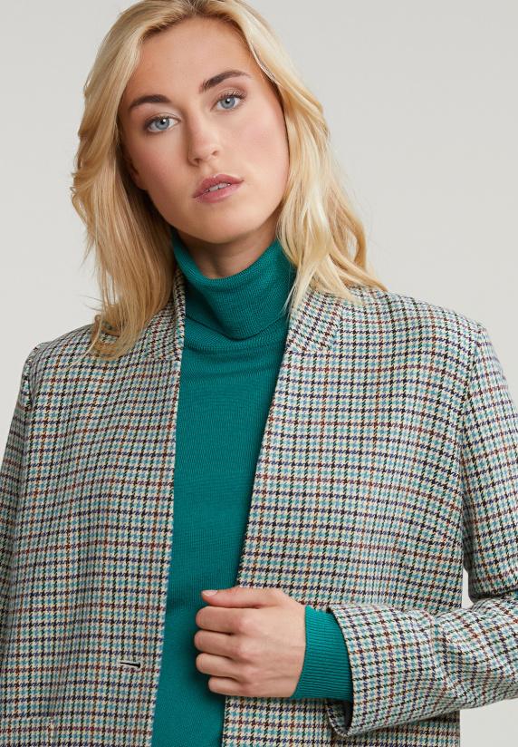 River Woods Multi Geruite Blazer 2 Knopen