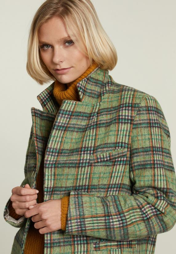 River Woods Multi Geruite Blazer