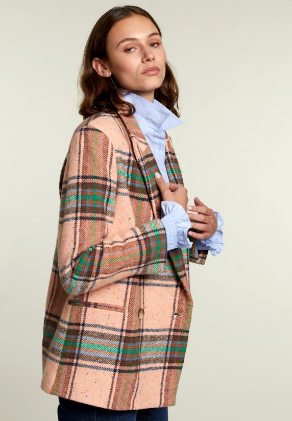 River Woods Multi Geruite Blazer 4 Knopen