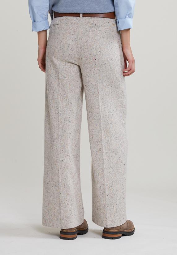 River Woods Multi Gestipte Wijde Broek