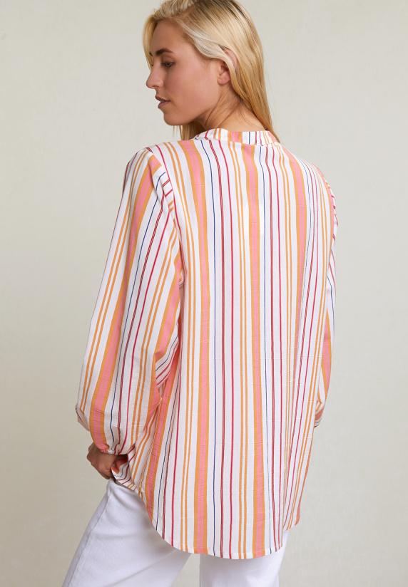 River Woods Multi Gestreepte Lange Blouse