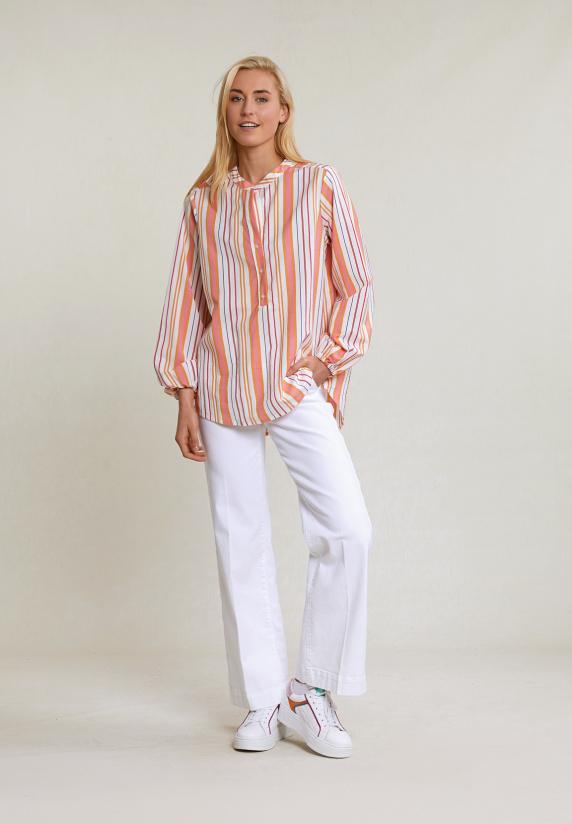 River Woods Multi Gestreepte Lange Blouse