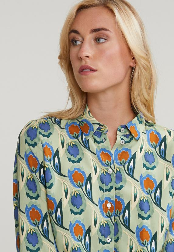 River Woods Multi Klassieke Gebloemde Blouse