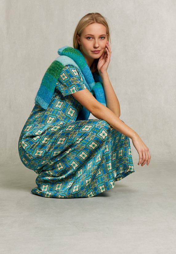 River Woods Multi Lange Rechte Fantasiejurk