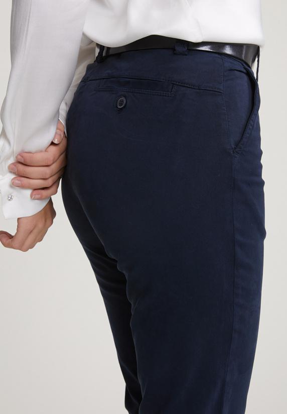 River Woods Navy Basic Chinobroek