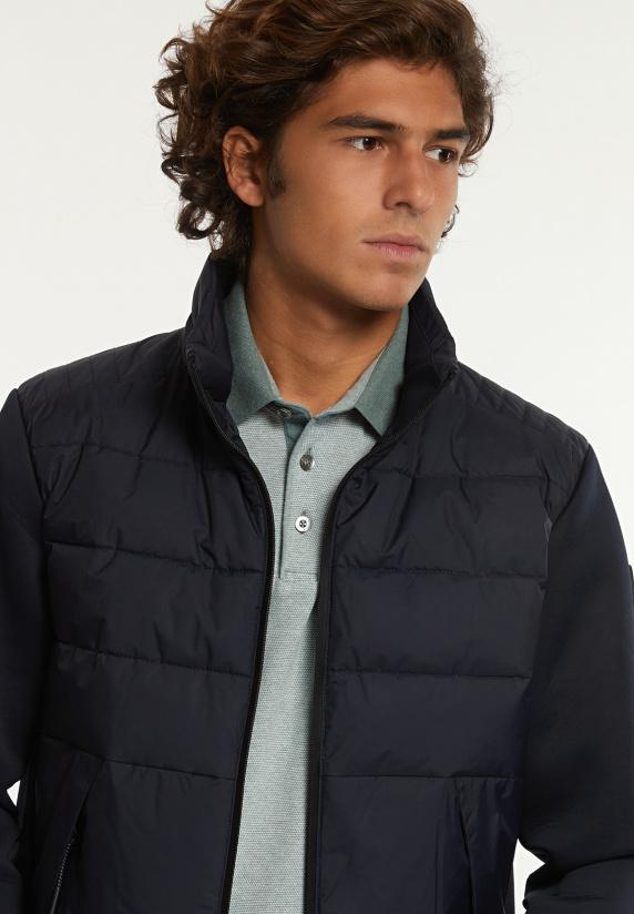 River Woods Neopreen Gewatteerde Jas Met Kap Navy