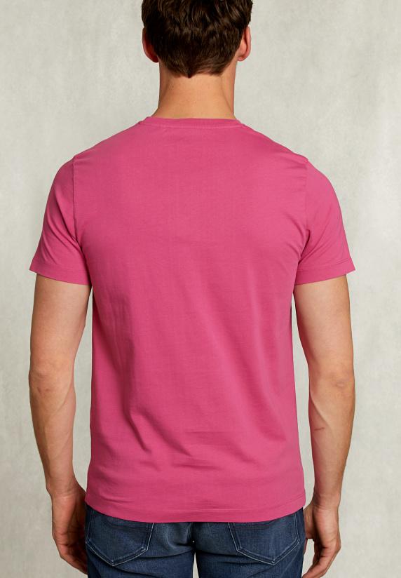 River Woods Normal Fit Basic T-shirt Amaranth