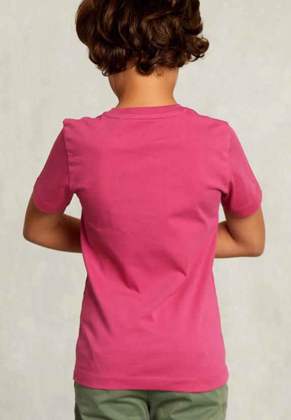 River Woods Normal Fit Basic T-shirt Amaranth