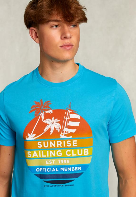 River Woods Normal Fit Basic T-shirt Aruba