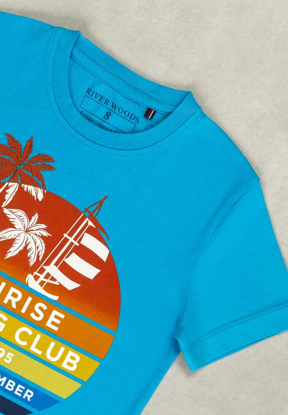 River Woods Normal Fit Basic T-shirt Aruba