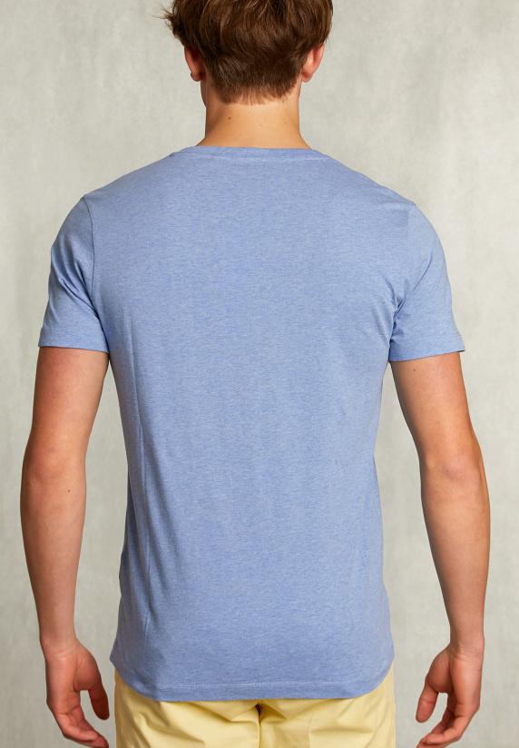 River Woods Normal Fit Basic T-shirt Blue Gin Mix