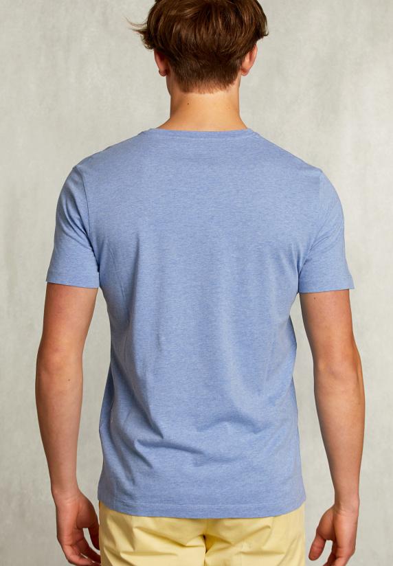 River Woods Normal Fit Basic T-shirt Blue Gin Mix