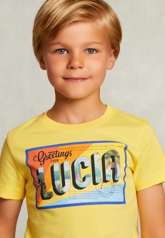 River Woods Normal Fit Basic T-shirt Butterfly