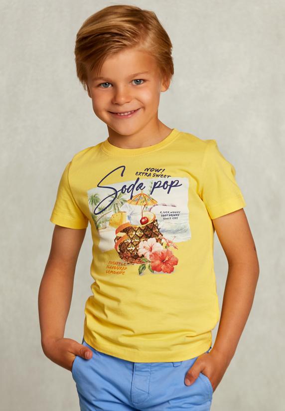 river woods Normal fit basic T-shirt butterfly