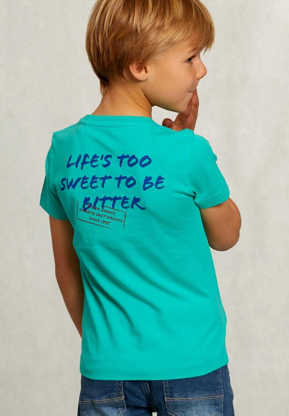 River Woods Normal Fit Basic T-shirt Citrus Groen