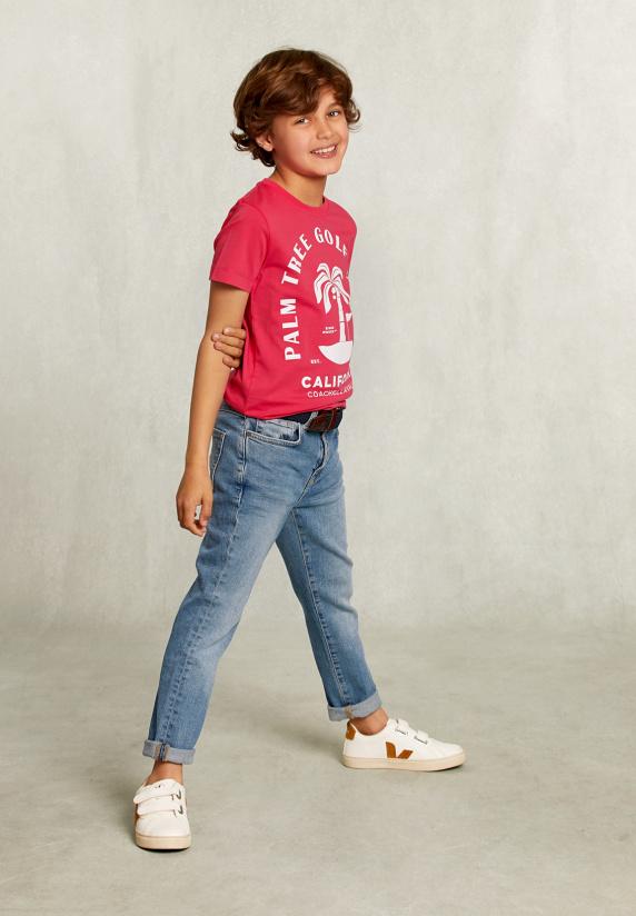 River Woods Normal Fit Basic T-shirt Flirt