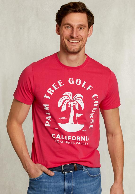 River Woods Normal Fit Basic T-shirt Flirt