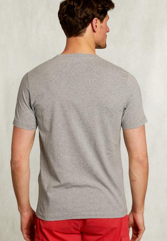 River Woods Normal Fit Basic T-shirt Grey Mix