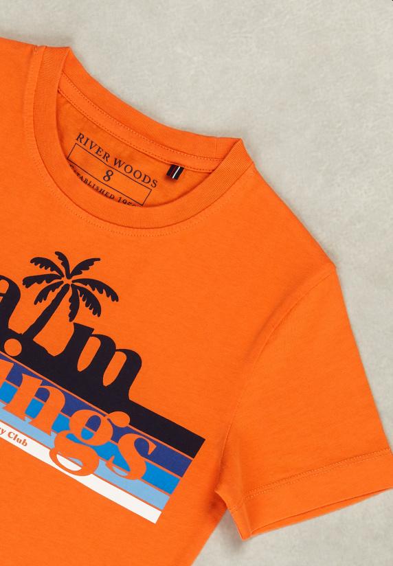 River Woods Normal Fit Basic T-shirt Life Jacket