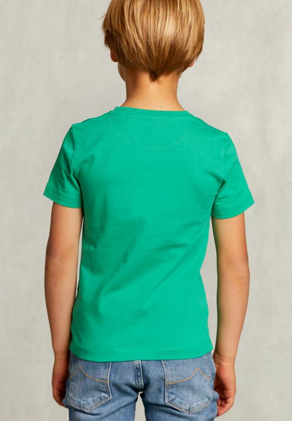 River Woods Normal Fit Basic T-shirt Papaya