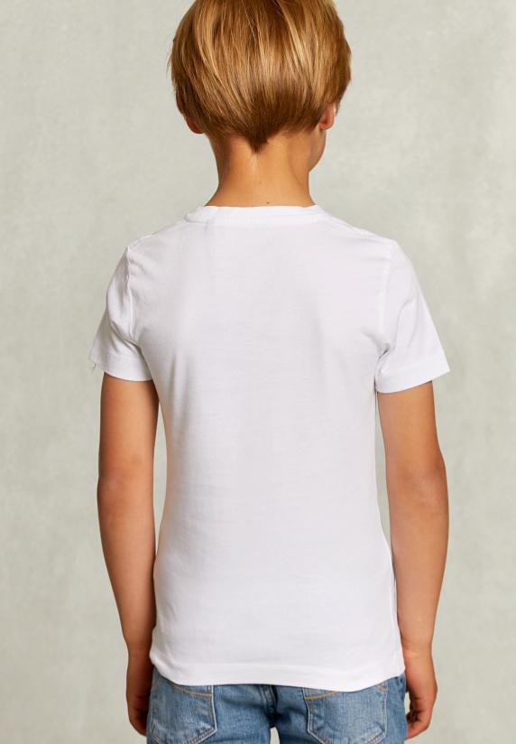 River Woods Normal Fit Basic T-shirt Wit