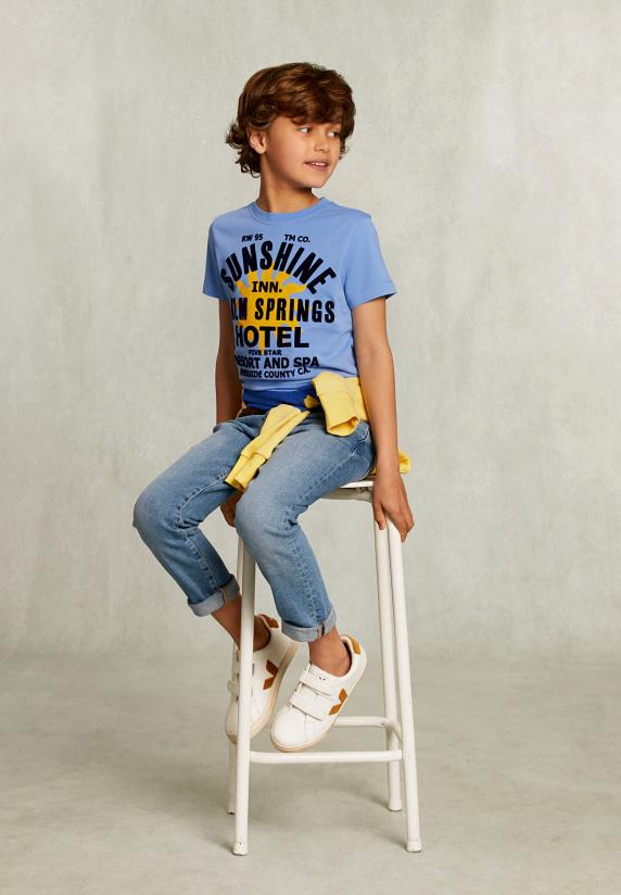 River Woods Normal Fit T-shirt Nile