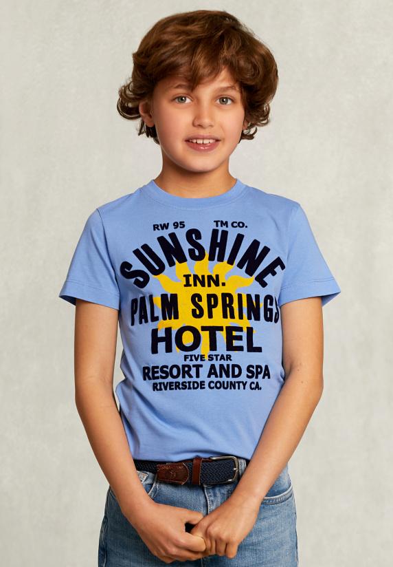 river woods Normal fit T-shirt nile