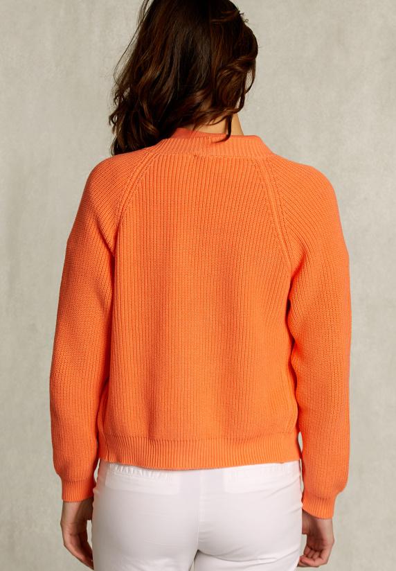 River Woods Oranje Basic V-hals Cardigan