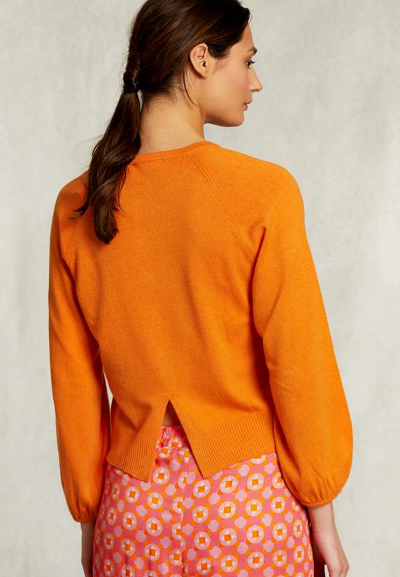 River Woods Oranje Cardigan Met Knopen