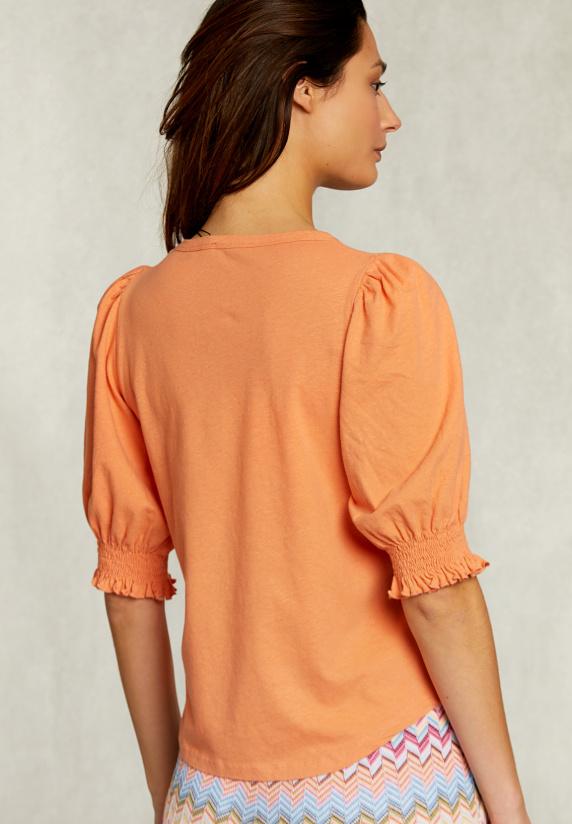 River Woods Oranje T-shirt 3/4 Mouwen Met Smock