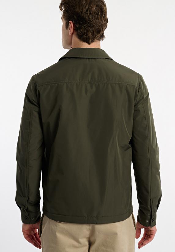 River Woods Overshirt Jasje Opgestikte Zakken Kaki