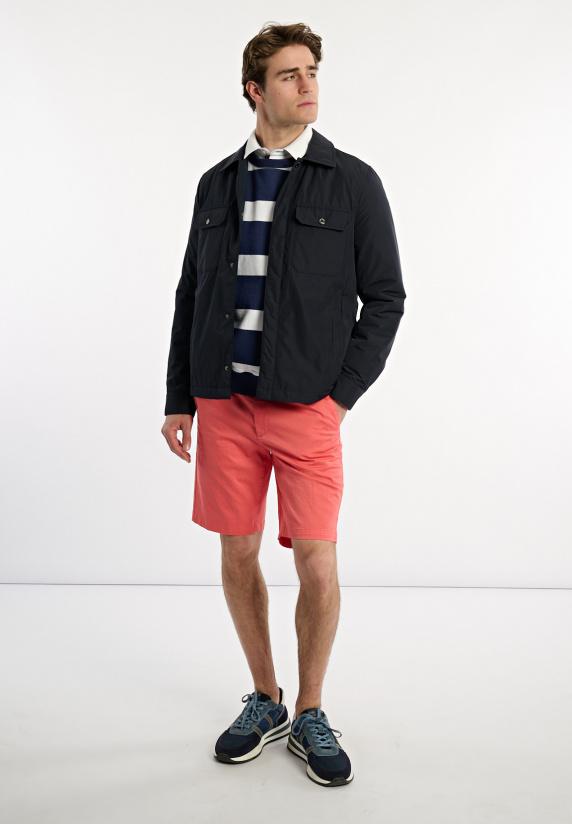 River Woods Overshirt Jasje Opgestikte Zakken Navy