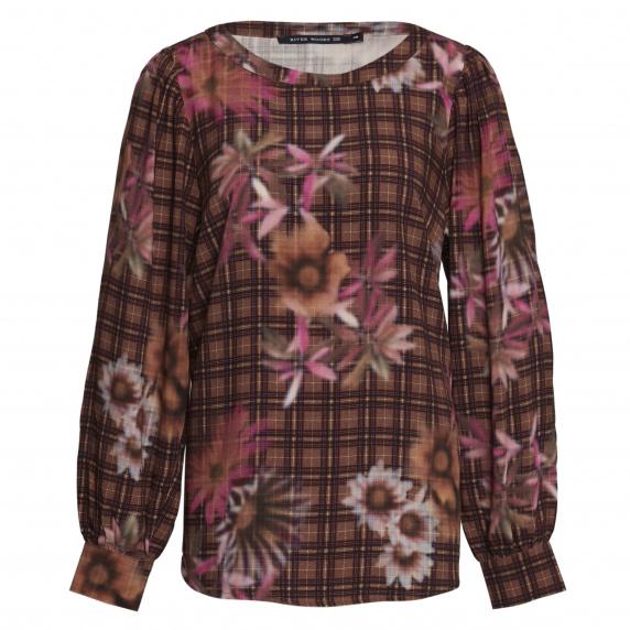 River Woods Oversized Slipoverblouse In Bruin