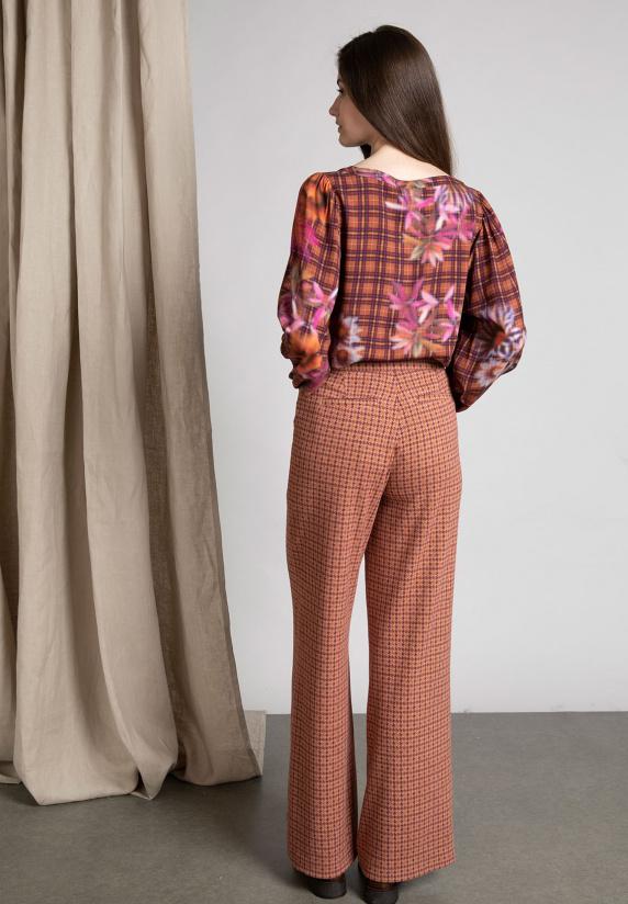 River Woods Oversized Slipoverblouse In Bruin