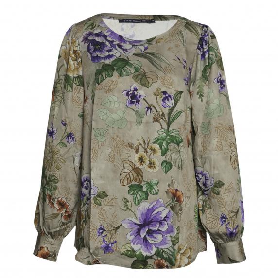 River Woods Oversized Slipoverblouse In Multi