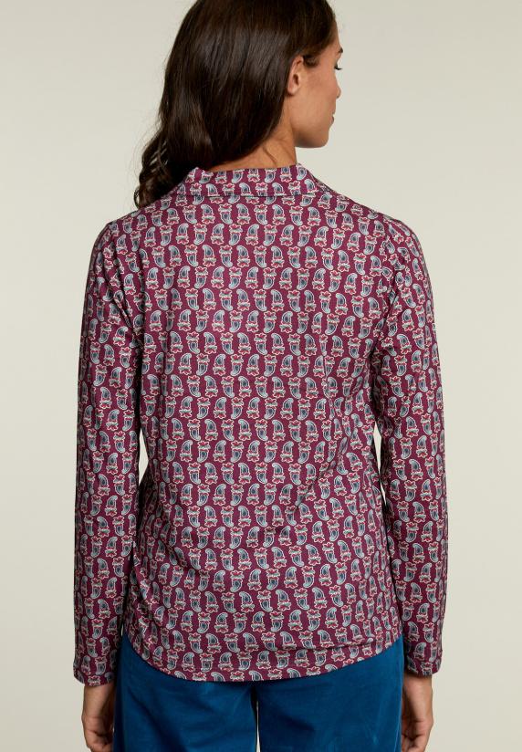 River Woods Paars/blauwe Fantasie T-shirt