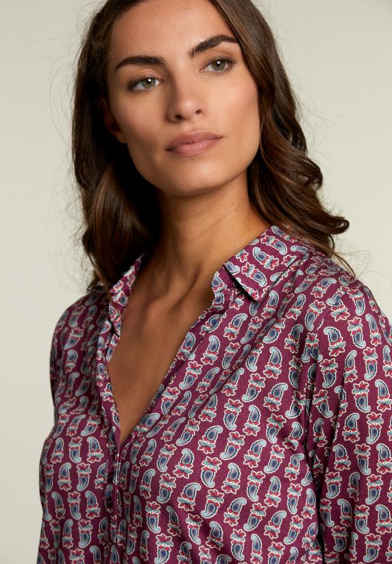 River Woods Paars/blauwe Fantasie T-shirt