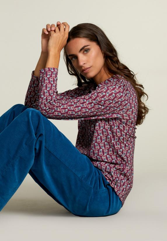 River Woods Paars/blauwe Fantasie T-shirt