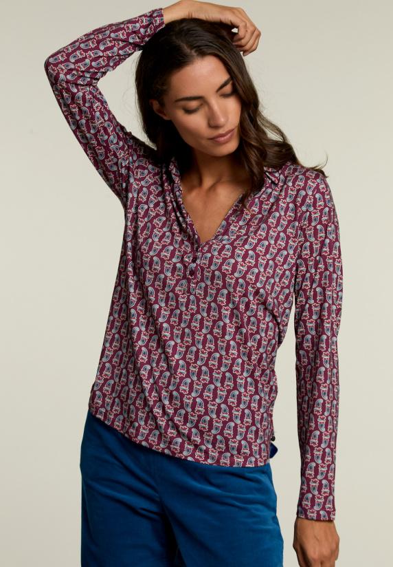 river woods Paars/blauwe fantasie T-shirt