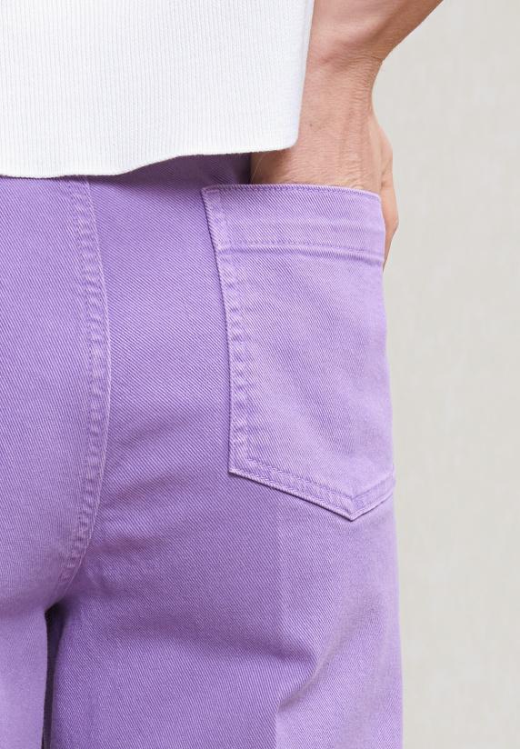 River Woods Paarse Klassieke Stretch Broek