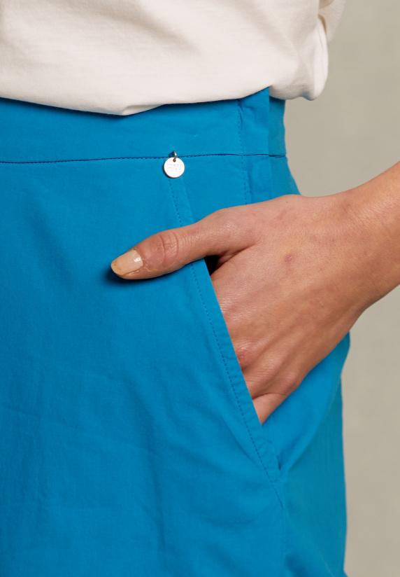 River Woods Petrol Lange Wijde Broek