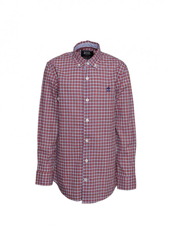 River Woods Princeton Shirt In Rood