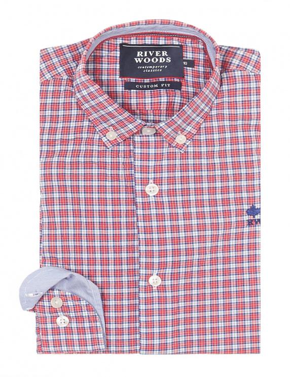 river woods Princeton shirt in rood