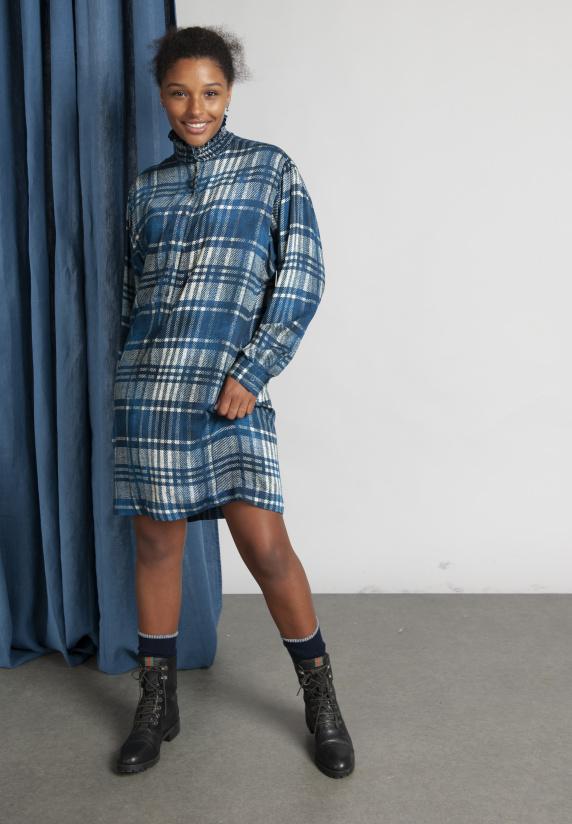 River Woods Rechte Jurk In Viscose In Multi