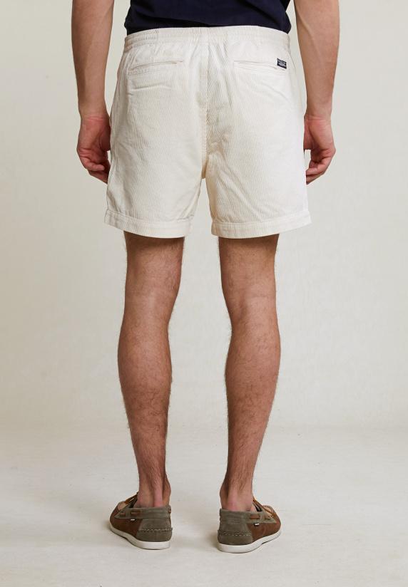 River Woods Ribfluwelen Short écru